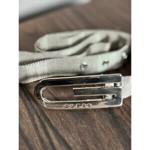 Guess Women's Silver Belt‎ Big G Logo Size XS